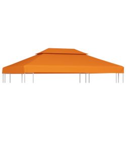 Telo di Ricambio per Gazebo 310g/mq Arancione 3x4m