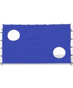 Porta da Calcio e Telone con Buchi per Allenamento 240x92x150 cm