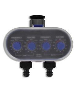 Programmatore timer irrigazione elettronico automatico per orto 2 vie