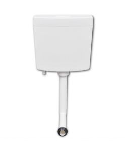 Sciacquone WC con Ingresso Acqua dal Basso 3/6 L Bianco