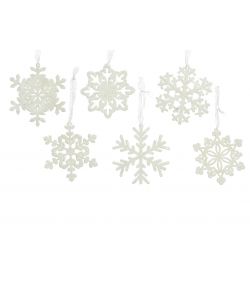 Ficco di neve decorativo 10 cm