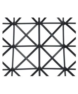 Poltrona Dondolo Sospesa - Nero e Grigio - 95 x 195 cm
