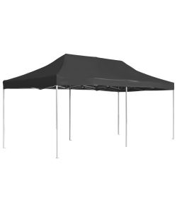 vidaXL Gazebo Professionale Pieghevole - Antracite - 6x3 m