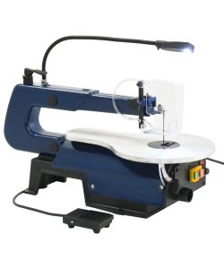 Sega Elettrica a Scorrimento con Pedale e Luce a LED 125 W