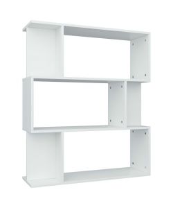 vidaXL - Libreria Divisorio Bianco 80x24x96 cm in Legno