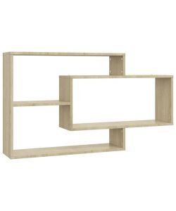 vidaXL - Mensole a Muro in Truciolato Rovere Sonoma 104x20x58,5 cm