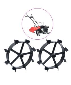 Ruote in Metallo per Motozappa a Benzina 6,5 HP 2 pz