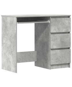 vidaXL Scrivania Grigio Cemento 90x45 cm - Elegante per Ufficio e Casa