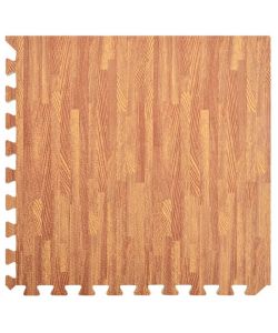 Tappetino a Incastro 12 pz Venature Legno 4,32 mq Schiuma EVA