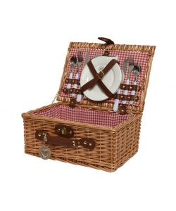 Set Picnic in Wicker 38x26x18 cm colore naturale