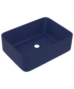 Lavandino Luxury Blu Scuro Opaco 41x30x12 cm in Ceramica