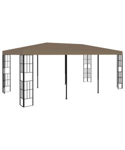 vidaXL Gazebo Elegante - Grigio Talpa - 6x3 m
