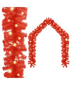 Ghirlanda Natalizia con Luci a LED 10 m Rosso