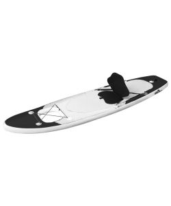 Set Tavola SUP Gonfiabile Nera 330x76x10 cm