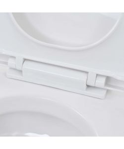 WC Sospeso con Sciacquone Alto Nascosto in Ceramica
