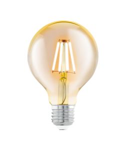 Lampadina Globo  80 cm Vintage Ambrata E27 4W