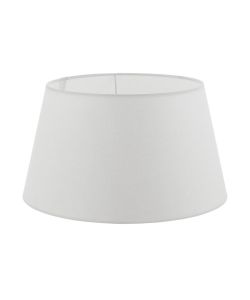 Paralume in Tessuto Bianco 40x22 cm E27