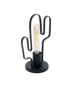 Lampada Da Tavolo Coldfield Cactus E27 Nero